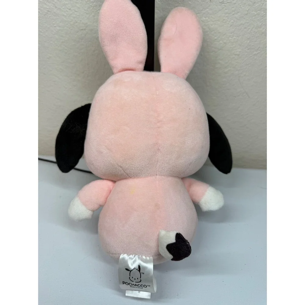 SANRIO Hello Kitty & Friends EASTER BUNNY POCHACCO 11" Plush STUFFED ANIMAL FLAW - Picture 2 of 11